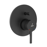 SINGLE LEVER EXPOSED PARTS KIT OF HI-FLOW DIVERTER - JAQUAR FAUCETS -  ( BLACK MATT - FLORENTINE PRIME - 0x15 mm - 0inchX0.5inch )