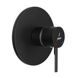 EXPOSED PARTS KIT OF SINGLE LEVER SHOWER MIXER - JAQUAR FAUCETS -  ( BLACK MATT - FLORENTINE PRIME - 0x15 mm - 0inchX0.5inch )