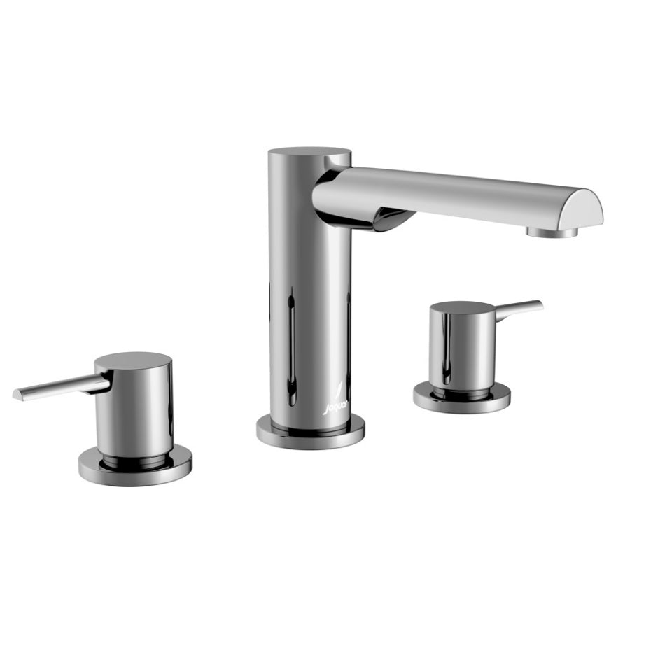 3-HOLE BASIN MIXER WITHOUT POPUP - JAQUAR FAUCETS -  ( CHROME - FLORENTINE PRIME - 0x15 mm - 0inchX0.5inch )