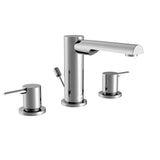 3-HOLE BASIN MIXER WITHOUT POPUP - JAQUAR FAUCETS -  ( CHROME - FLORENTINE PRIME - 0x15 mm - 0inchX0.5inch )