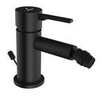SINGLE LEVER 1 - HOLE BIDET MIXER WITH POPUP - JAQUAR FAUCETS -  ( BLACK MATT - FLORENTINE PRIME - 0x15 mm - 0inchX0.5inch )