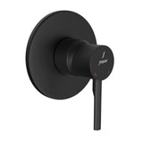 SINGLE LEVER EXPOSED PARTS KIT OF DEUSCH MIXER - JAQUAR FAUCETS -  ( BLACK MATT - FLORENTINE PRIME - 0x15 mm - 0inchX0.5inch )