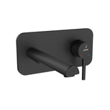 EXPOSED PART KIT OF SINGLE LEVER BASIN MIXER WALL MOUNTED - JAQUAR FAUCETS -  ( BLACK MATT - FLORENTINE PRIME - 0x15 mm - 0inchX0.5inch )