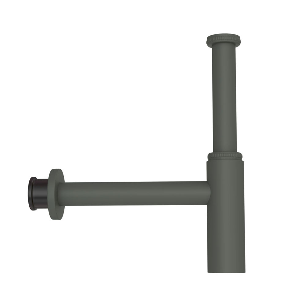 BOTTLE TRAP WITH 12 & 7.5 INCH PIPE - JAQUAR FAUCETS -  ( GRAPHITE - ALLIED - 0x32 mm - 0inchX1.25inch )