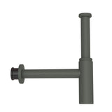 BOTTLE TRAP WITH 12 & 7.5 INCH PIPE - JAQUAR FAUCETS -  ( GRAPHITE - ALLIED - 0x32 mm - 0inchX1.25inch )