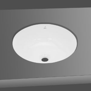 UNDER COUNTER BASIN - JAQUAR SWARE - ( WHITE - LAGUNA - 350x350x160 mm - 14inchX14inchX6.4inch )