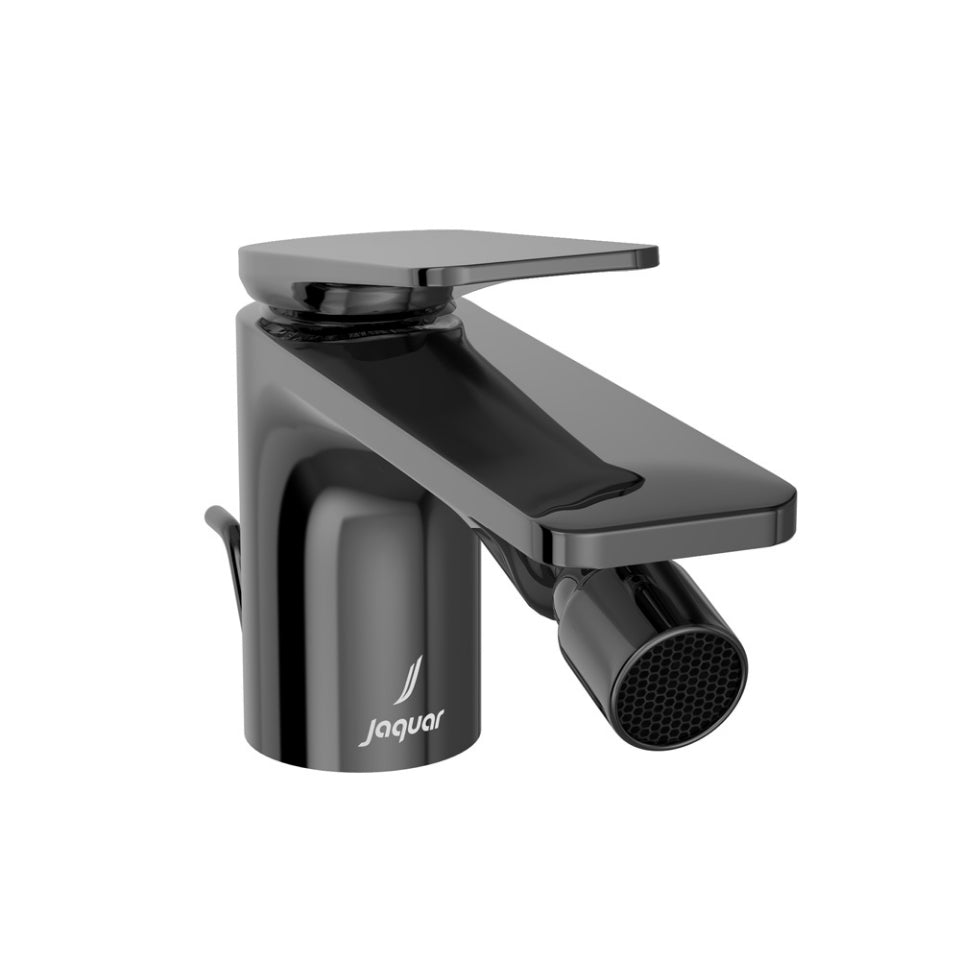 SL BIDET MIXER WITH POP WASTE  - JAQUAR FAUCETS -  ( BLACK CHROME - LAGUNA - 0x15 mm - 0inchX0.5inch )