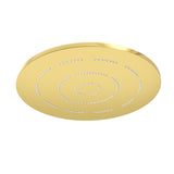 MAZE OVERHEAD SHOWER ROUND SHAPE SNL/FUN - JAQUAR FAUCETS -  ( GOLD BRIGHT PVD - OVERHEAD SHOWER - 200x200 mm - 8inchX8inch )