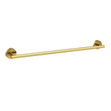 SINGLE TOWEL RAIL 24INCH LONG - JAQUAR FAUCETS -  ( GOLD BRIGHT PVD - CONTINENTAL ACC. - 0x600 mm - 0inchX24inch )