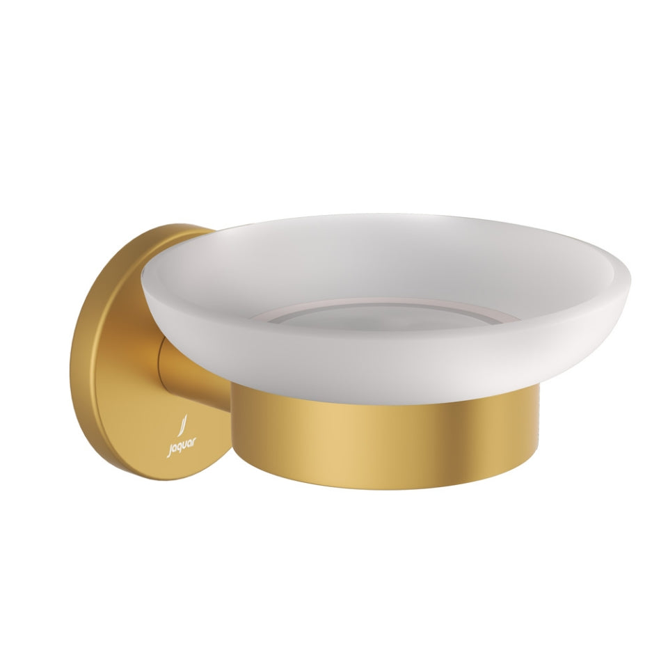 SOAP DISH HOLDER - JAQUAR FAUCETS -  ( GOLD MATT PVD - CONTINENTAL ACC. - 0x0 mm - 0inchx0inch )