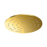 MAZE OVERHEAD SHOWER ROUND SHAPE - JAQUAR FAUCETS -  ( GOLD BRIGHT PVD - MAZE SHOWER - 0x300 mm - 0inchX12inch )