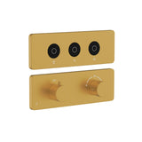 EXPOSED PART KIT OF QLOUD TOUCH SHOWER SYSTEM WITH 3OUTLETS - JAQUAR FAUCETS - ( GOLD MATT PVD - QLOUD - 0x32 mm - 0inchX1.28inch )
