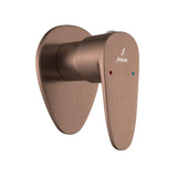 EXPOSED PART KIT OF CONCEALED STOP COCK & FLUSH COCK - JAQUAR FAUCETS -  ( ANTIQUE COPPER - VIGNETTE PRIME - 0x0 mm - 0inchx0inch )