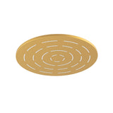 SINGLE FUNCTION MAZE OVERHEAD SHOWER ROUND SHAPE - JAQUAR FAUCETS - ( GOLD MATT PVD - OVERHEAD SHOWER - 0x240 mm - 0inchX9.6inch )