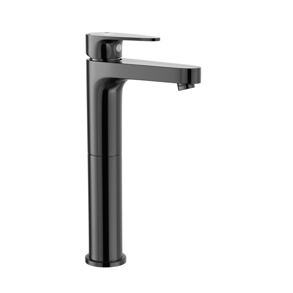 S.L. B/MIXER 150MM EXTD BRAIDED PIPES - JAQUAR FAUCETS -  ( BLACK CHROME - VIGNETTE PRIME - 0x15 mm - 0inchX0.5inch )