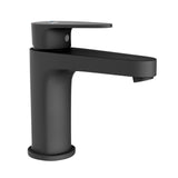 SINGLE LEVER BASIN MIXER WITHOUT POPUP WASTE - JAQUAR FAUCETS -  ( BLACK MATT - VIGNETTE PRIME - 0x15 mm - 0inchX0.5inch )