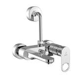 S.L. WALL MIXER WITH UPPER BEND - JAQUAR FAUCETS -  ( CHROME - ORNAMIX PRIME - 0x15 mm - 0inchX0.5inch )