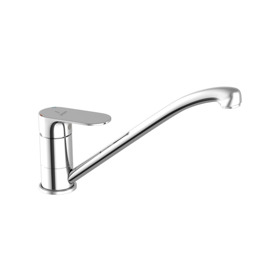 S.L. SINK MIXER T/M WITH BRAIDED PIPES - JAQUAR FAUCETS -  ( CHROME - OPAL PRIME - 0x15 mm - 0inchX0.5inch )