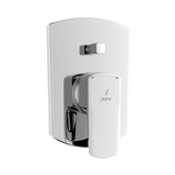 S.L.EXPOSED PARTS  DIV KIT BUTTON ON TOP - JAQUAR FAUCETS -  ( CHROME - KUBIX PRIME - 0x15 mm - 0inchX0.5inch )