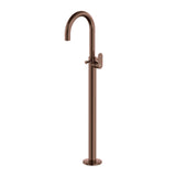EXPOSED PARTS OF FLOOR MOUNTED SINGLE LEVER BATH MIXER - JAQUAR FAUCETS -  ( BLUSH GOLD PVD - OPAL PRIME - 0x15 mm - 0inchX0.5inch )