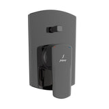 S.L.EXPOSED PARTS DIV KIT BUTTON ON TOP - JAQUAR FAUCETS -  ( BLACK CHROME - KUBIX PRIME - 0x15 mm - 0inchX0.5inch )