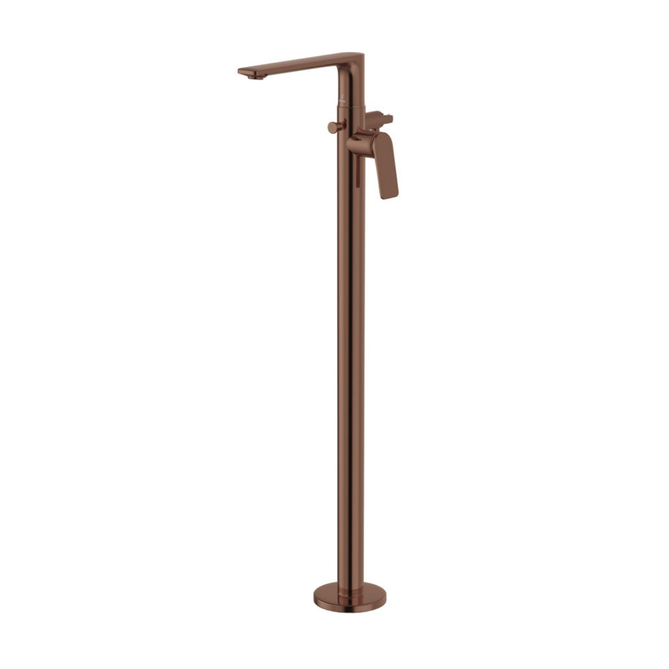 SINGLE LEVER EXPOSED PART FLOOR MOUNTED - JAQUAR FAUCETS -  ( BLUSH GOLD PVD - LAGUNA - 0x15 mm - 0inchX0.5inch )