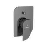 S.L.EXPOSED PARTS DIV KIT BUTTON ON TOP - JAQUAR FAUCETS -  ( BLACK CHROME - ALIVE - 0x15 mm - 0inchX0.5inch )