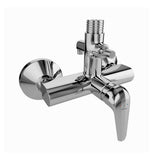 SINGLE LEVER EXPOSED SHOWER MIXER WALL MOUNTED - JAQUAR FAUCETS -  ( CHROME - CONTINENTAL PRIME - 0x15 mm - 0inchX0.5inch )