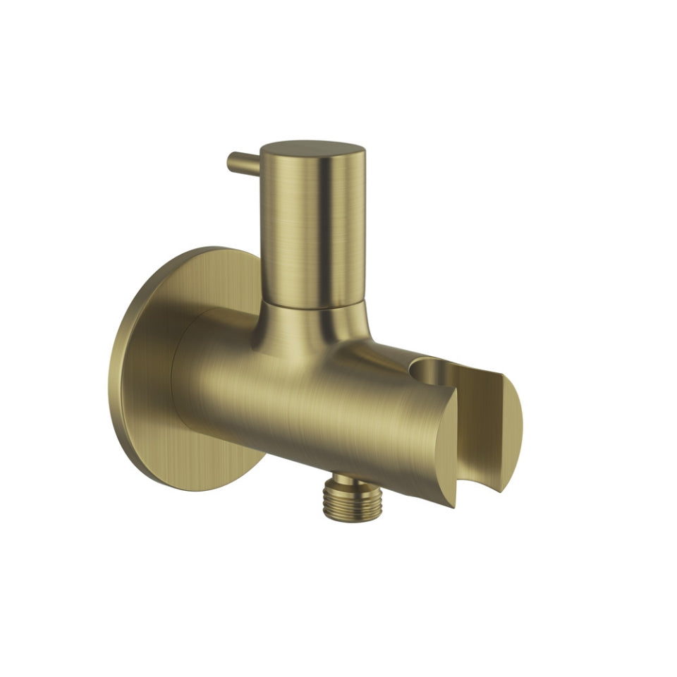 WALL OUTLET WITH HOSE ROUND - JAQUAR FAUCETS -  ( ANTIQUE BRONZE - ALLIED - 0x15 mm - 0inchX0.5inch )