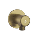WALL OUTLET FOR TELE SHOWER ROUND - JAQUAR FAUCETS -  ( ANTIQUE BRONZE - SHOWER ACC. - 0x15 mm - 0inchX0.5inch )