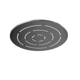 MAZE ROUND 6 - JAQUAR FAUCETS - ( BLACK CHROME - OVERHEAD SHOWER - 150x15 mm - 6inchX0.6inch )