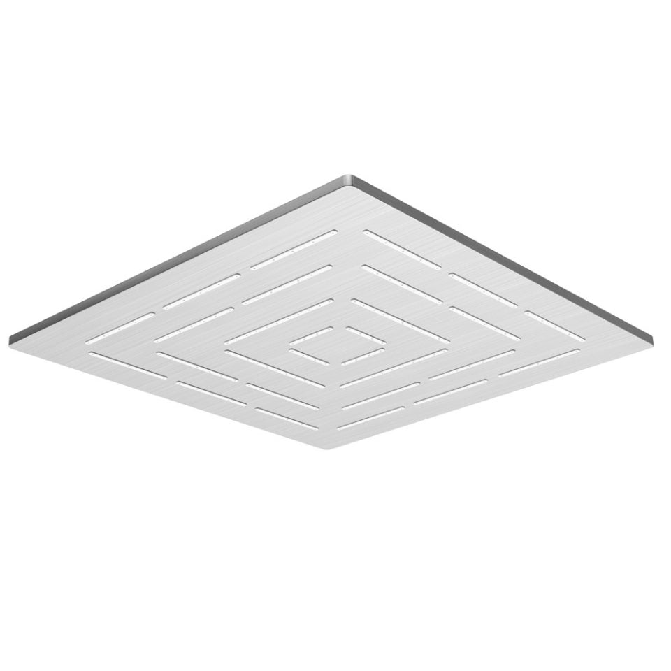 MAZE SQUARE 12   - JAQUAR FAUCETS -  ( STAINLESS STEEL - OVERHEAD SHOWER - 300x15 mm - 12inchX0.5inch )