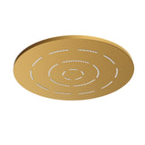 MAZE OVERHEAD SHOWER ROUND SHAPE SNL/FUN - JAQUAR FAUCETS -  ( GOLD MATT PVD - OVERHEAD SHOWER - 200x200 mm - 8inchX8inch )