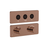 EXPOSED PART KIT OF QLOUD TOUCH SHOWER SYSTEM WITH 3OUTLETS - JAQUAR FAUCETS - ( BLUSH GOLD PVD - QLOUD - 0x32 mm - 0inchX1.28inch )
