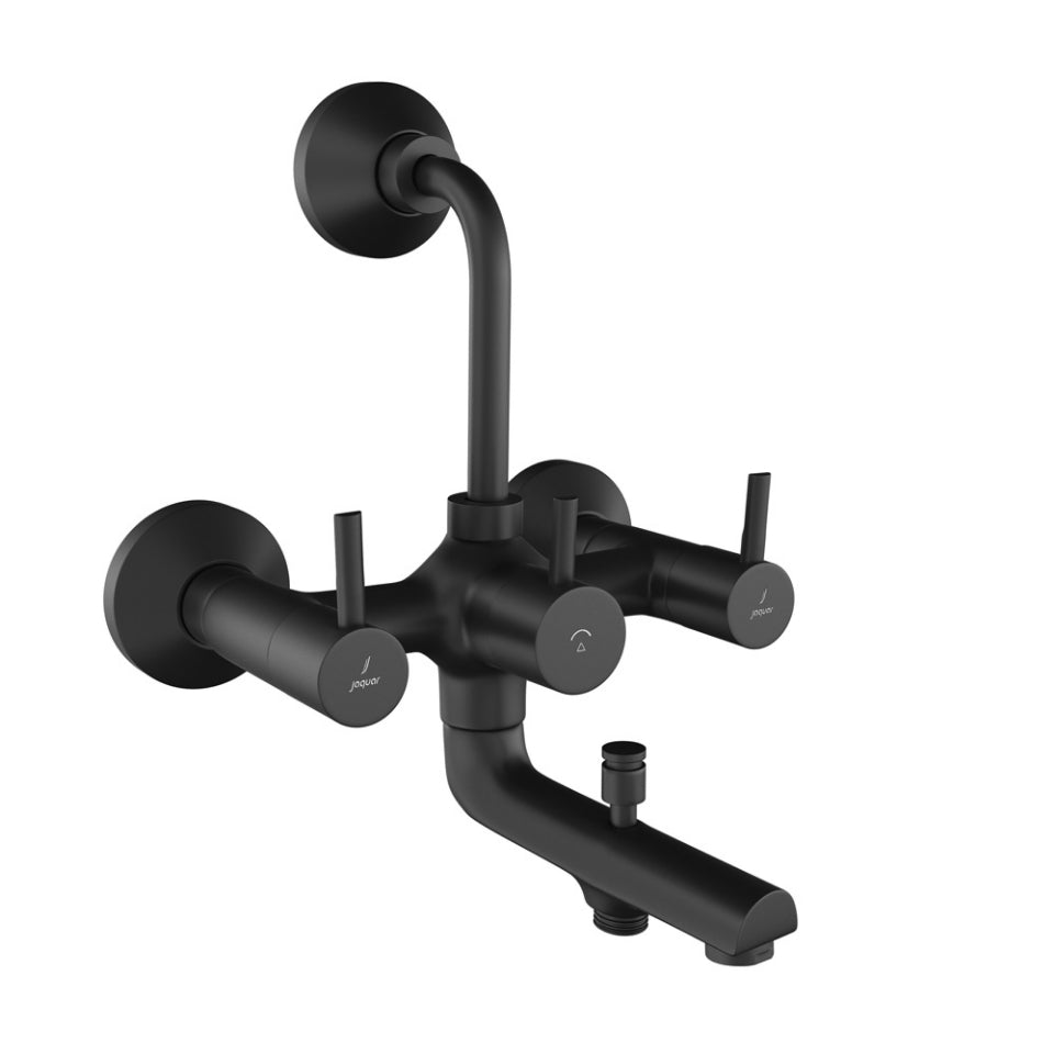 WALL MIXER 3-IN-1 SYSTEM - JAQUAR FAUCETS -  ( BLACK MATT - FLORENTINE PRIME - 0x15 mm - 0inchX0.5inch )
