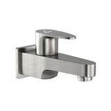 BIB COCK WITH WALL FLANGE - JAQUAR FAUCETS -  ( STAINLESS STEEL - VIGNETTE PRIME - 0x15 mm - 0inchX0.5inch )