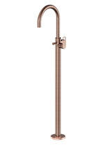 EXPOSED PARTS OF FLOOR MOUNTED SINGLE LEVER BATH MIXER - JAQUAR FAUCETS -  ( ANTIQUE COPPER - ORNAMIX PRIME - 0x15 mm - 0inchX0.5inch )