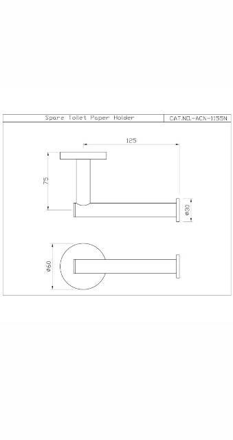 SPARE TOILET ROLL HOLDER, STAINLESS STEEL - JAQUAR FAUCETS -  ( GOLD DUST - CONTINENTAL ACC. - 0x0 mm - 0inchx0inch )