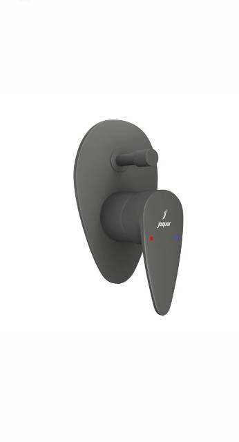 SINGLE LEVER CONCEALED DIVERTOR FOR BATH - JAQUAR FAUCETS -  ( GRAPHITE - VIGNETTE PRIME - 0x15 mm - 0inchX0.5inch )
