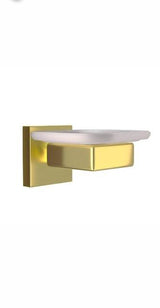 SOAP DISH - JAQUAR FAUCETS -  ( GOLD DUST - ACC. KUBIX PRIME - 0x0 mm - 0inchx0inch )