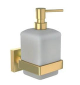 SOAP DISPENSER WITH GLASS BOTTLE - JAQUAR FAUCETS - ( GOLD DUST - ACC. KUBIX PRIME - 0x0 mm - 0inchX0inch )