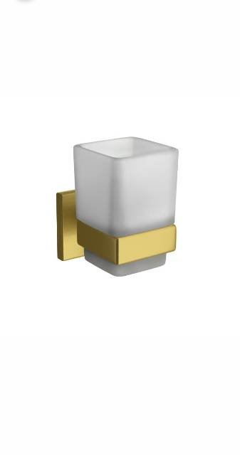 TUMBLER HOLDER - JAQUAR FAUCETS -  ( GOLD DUST - ACC. KUBIX PRIME - 0x0 mm - 0inchx0inch )