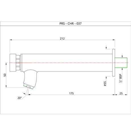 BIB COCK (ANGULAR SHAPE)AUTO CLOSING SYSTEM WITH WALL FLANGE - JAQUAR FAUCETS - ( CHROME - PRESSMATIC - 0x15 mm - 0inchX0.5inch )
