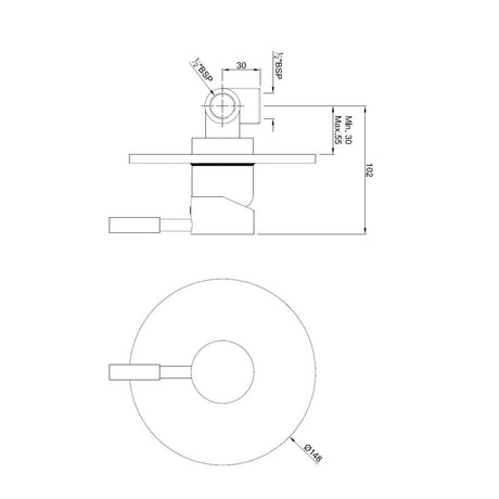 SPARE FLUSH VALVE FLANGE - JAQUAR FAUCETS - (CHROME -  - 0x0 mm - 0inchX0inch)