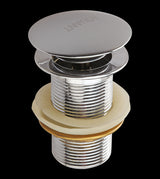 POP UP BRASS WASTE COUPLING - AQUANT - ( CHROME - - 125x32 mm - 5inchX1.28inch )