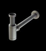 BOTTLE TRAP WITH 10 & 7.5 INCH PIPE - AQUANT -  ( GRAPHITE GREY -  - 0x32 mm - 0inchX1.28inch )
