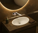 WASH BASIN MINI OVAL - HINDWARE -  ( STAR WHITE - OVAL - 480x350 mm - 19inchX14inch )