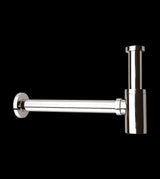 BOTTLE TRAP WITH 12 & 7.5 INCH. PIPE - AQUANT -  ( CHROME -  - 0x32 mm - 0inchX1.28inch )