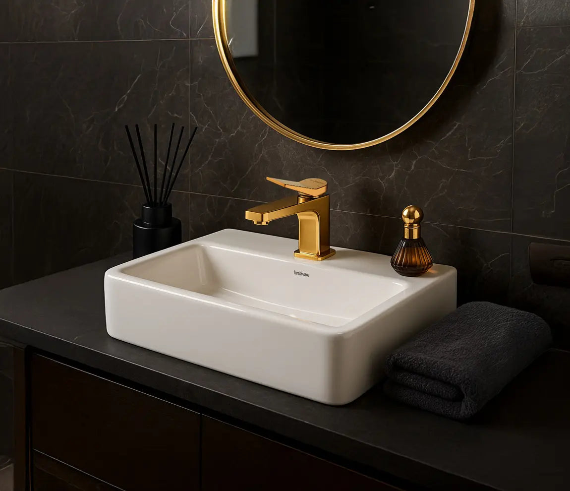 PRIMA TABLE MOUNTED WASH BASIN - HINDWARE -  ( STAR WHITE - PRIME - 0x0 mm - 0inchX0inch )
