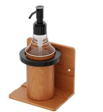 WOODEN LIQUID SOAP DISPENSER - BETTER LIVING -  ( BLACK - EURO - 0x0 mm - 0inchx0inch )
